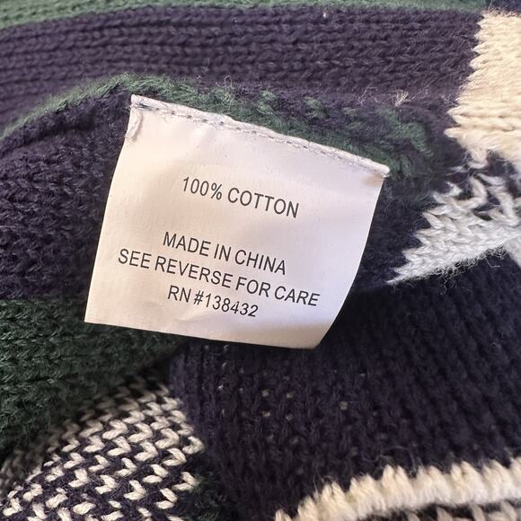 Modcloth Cardigan Women 2X Simply Snuggly Blue Green Plaid Open Front Preppy - Picture 12 of 13